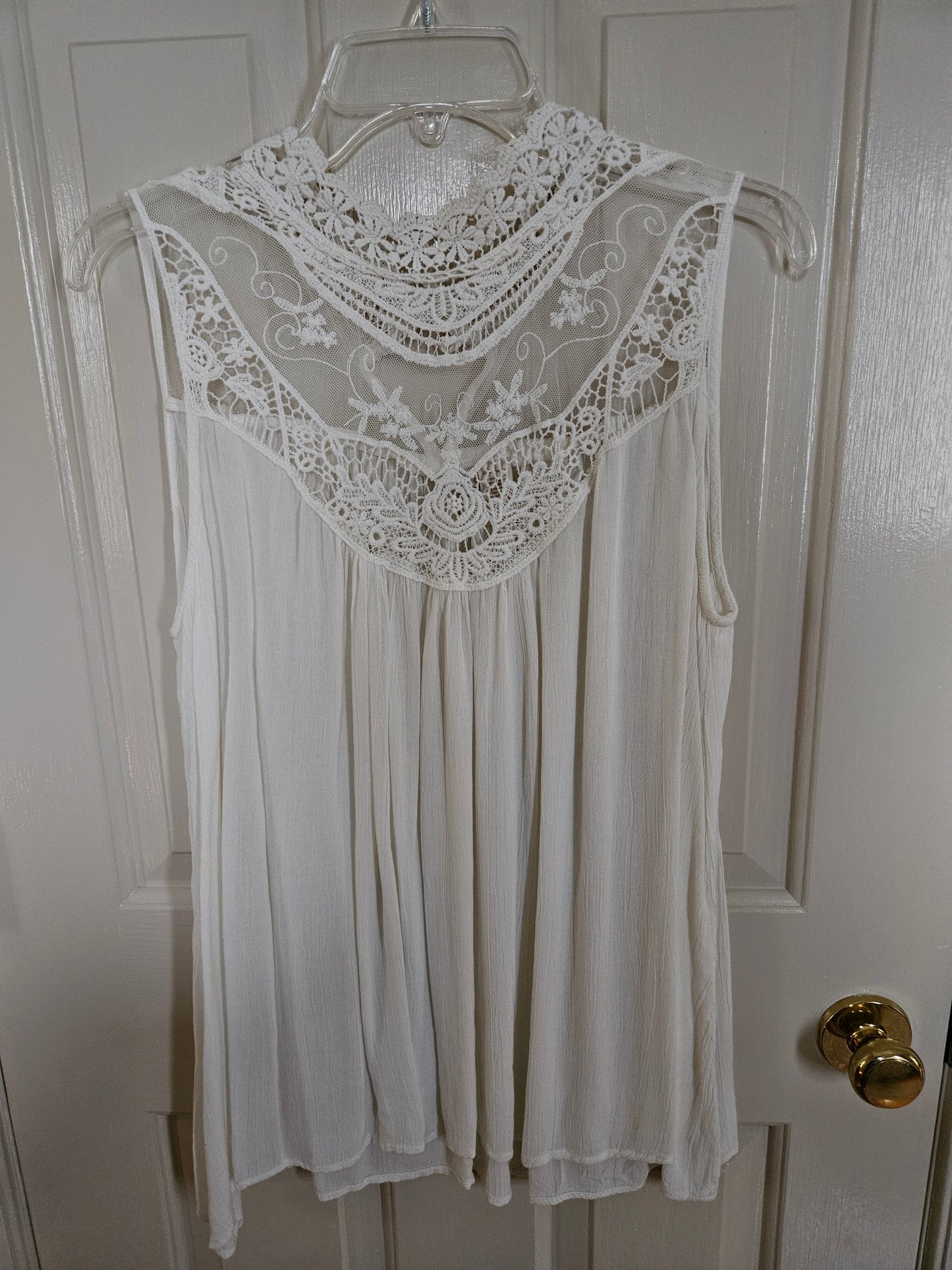Japna (brand) Lacy high-necked shirt - size X-Large