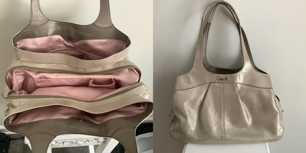 Coach purse 15 in wide 10 in tall