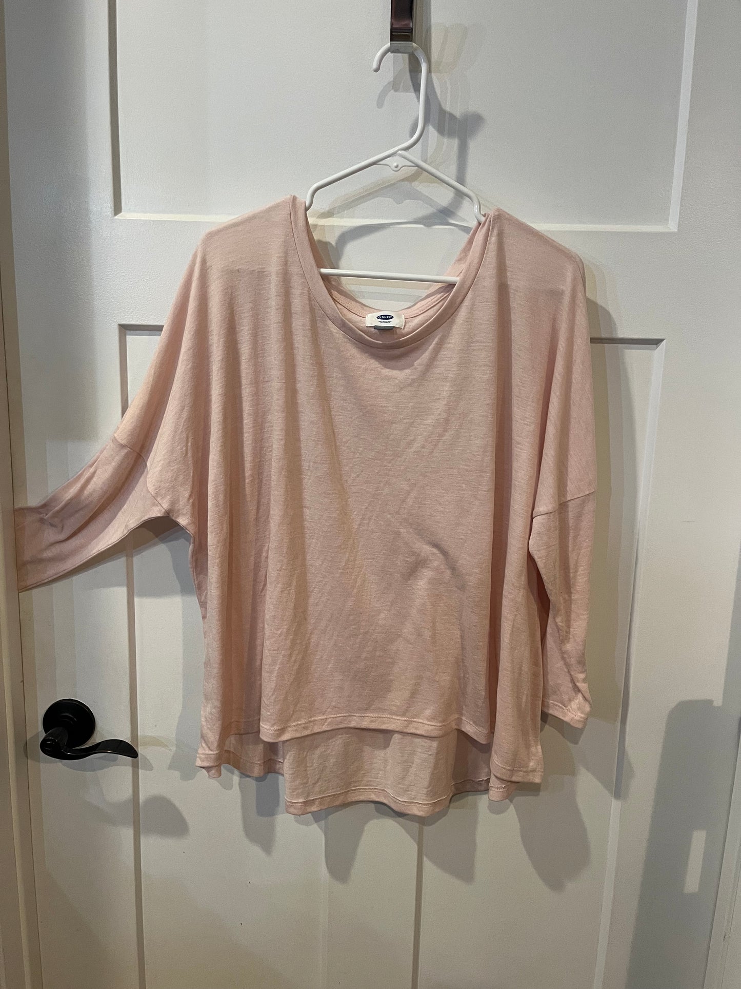 Old navy pink 3/4 sleeve - size X-Large
