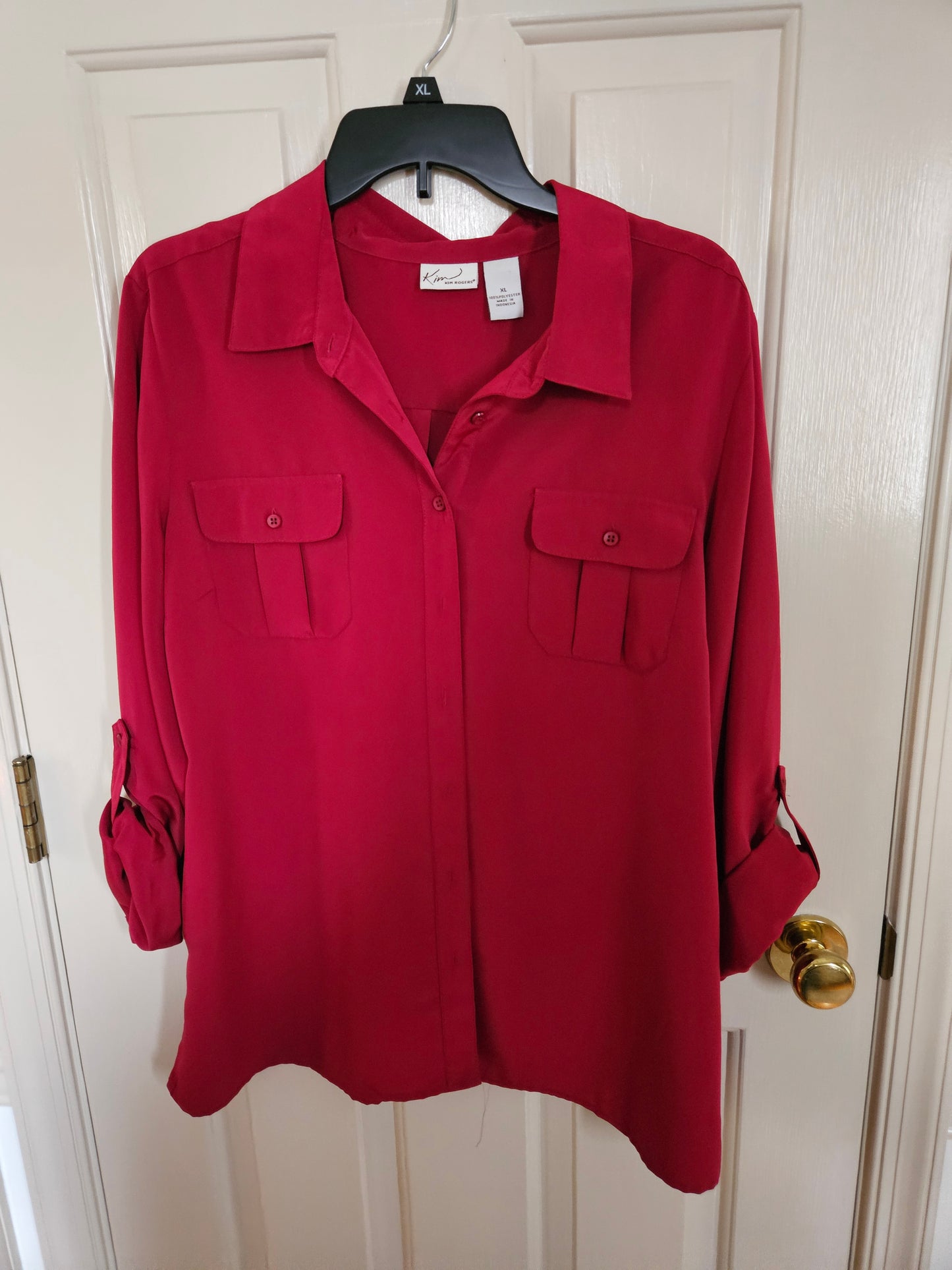 Kim Rogers Magenta shirt - size X-Large