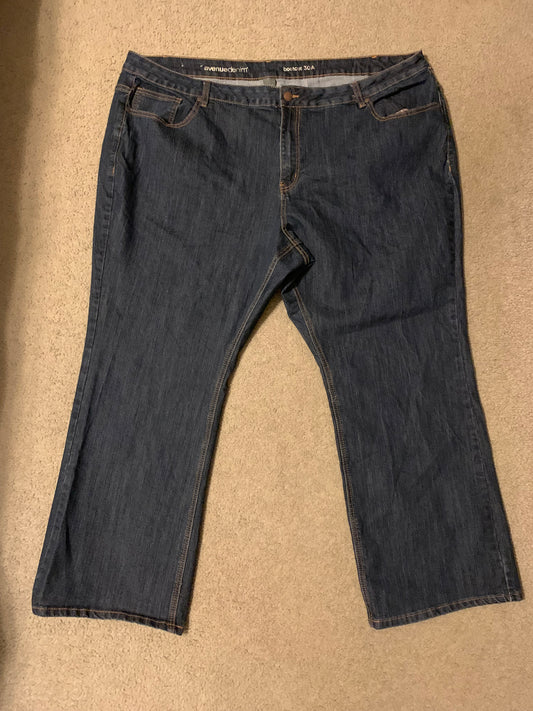 Avenue Jeans Size 30 Bootcut, Average length