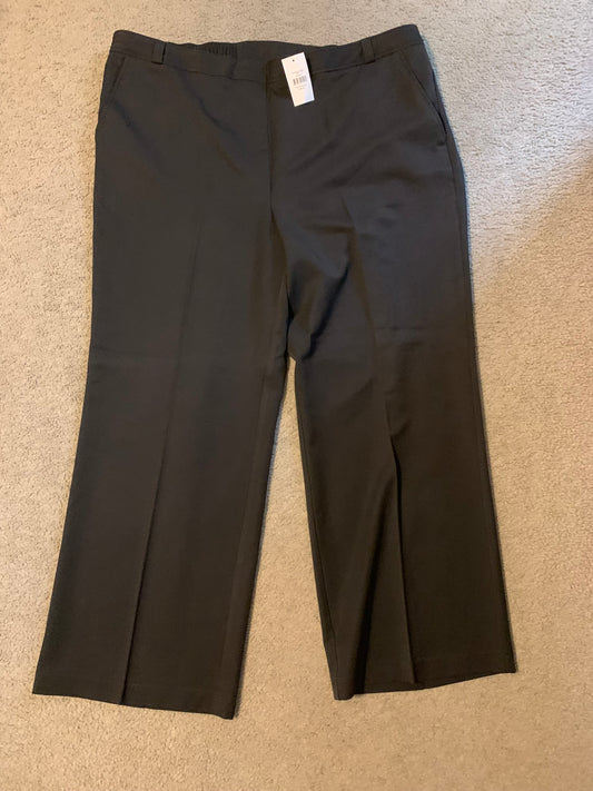 Black Pants Size 24R NWT Evans brand (Avenue), - size 24