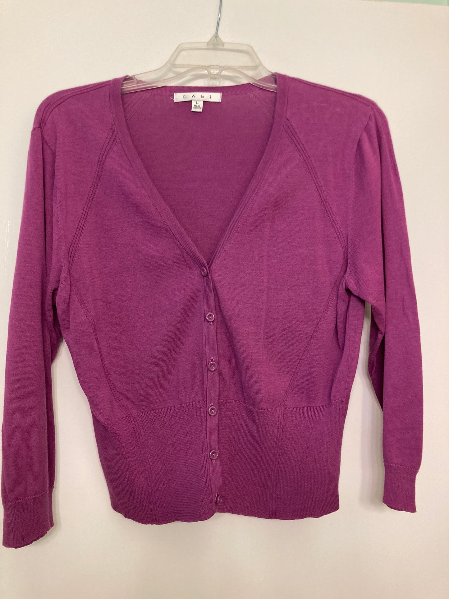 Cabi purple cardigan Pairs with purple - size Large