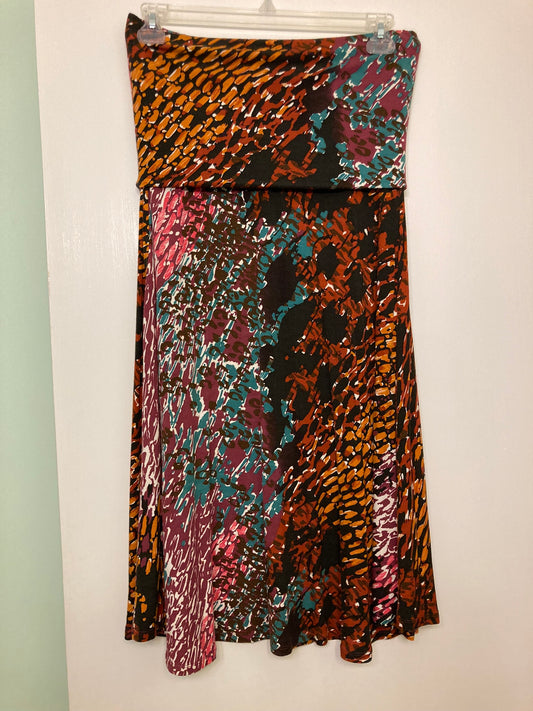 Cabi multicolored skirt Or strapless dress - size Medium