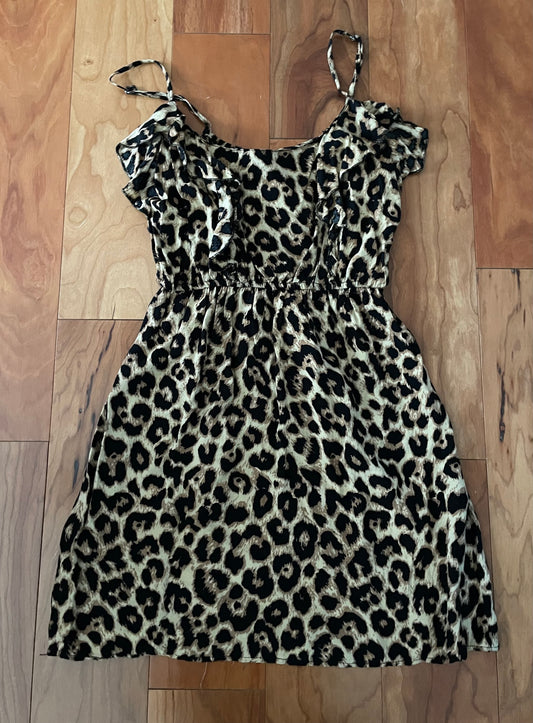 Cheetah print dress  - size Medium
