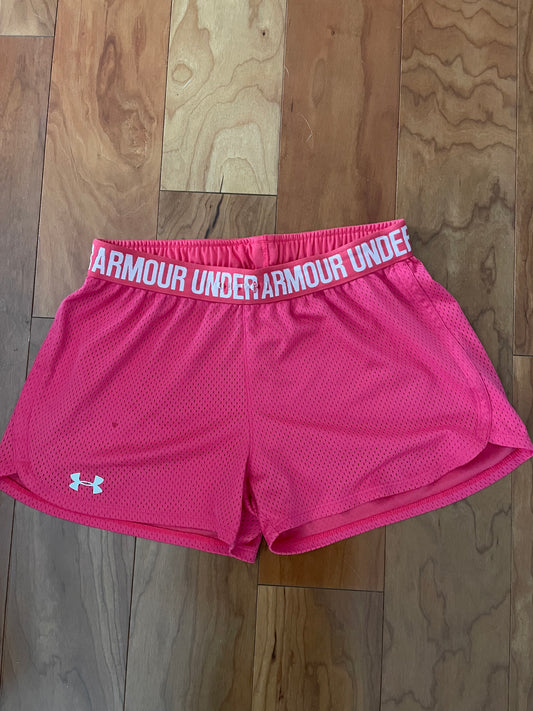 Under Armour Shorts Pink mesh - size Medium