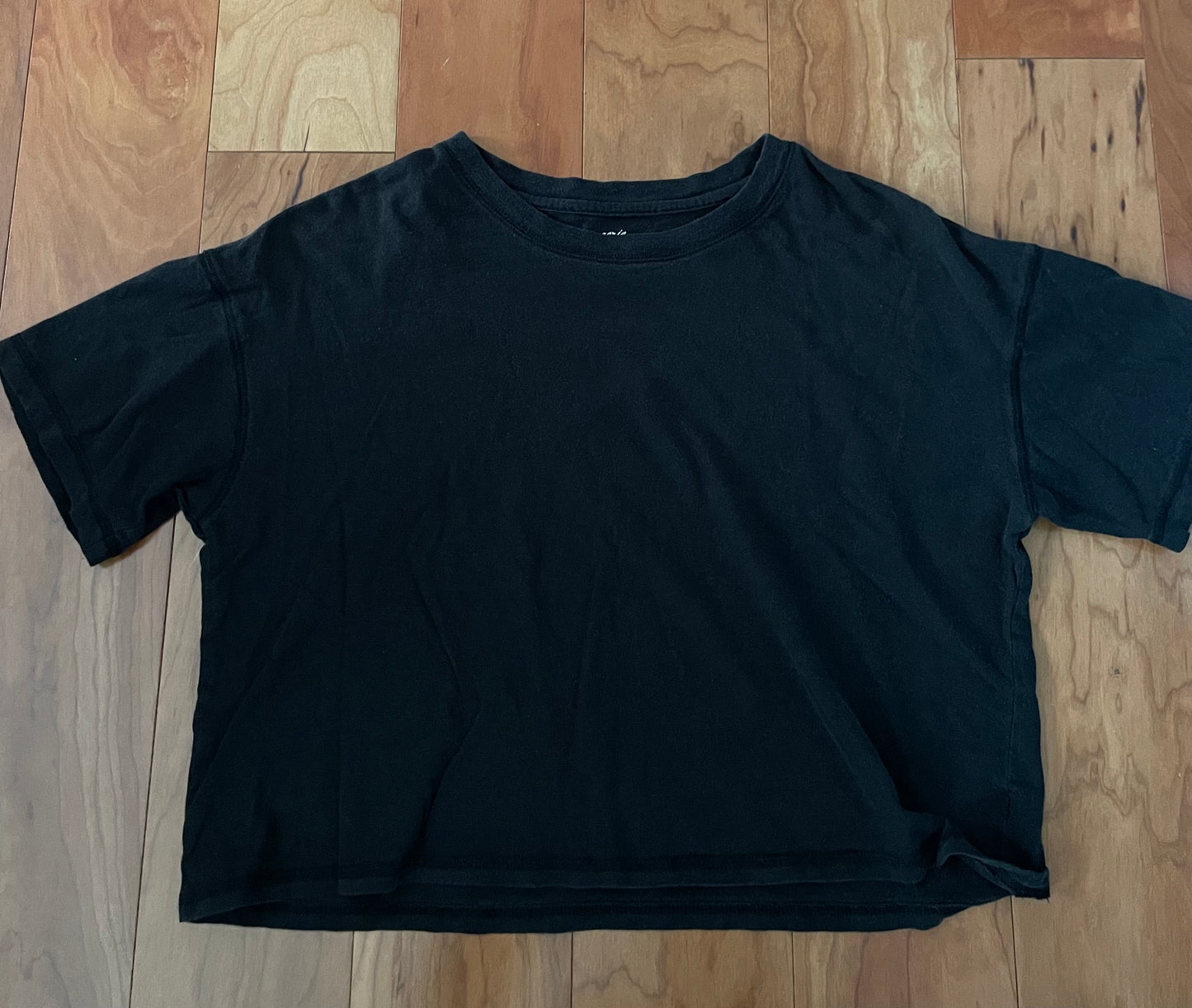 Aerie crop tee Black - size Small