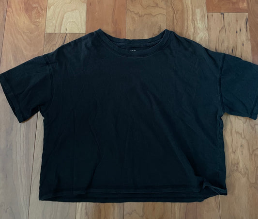 Aerie crop tee Black - size Small