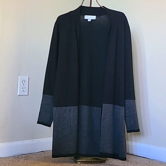 Gray and Black Cardigan  - size Small