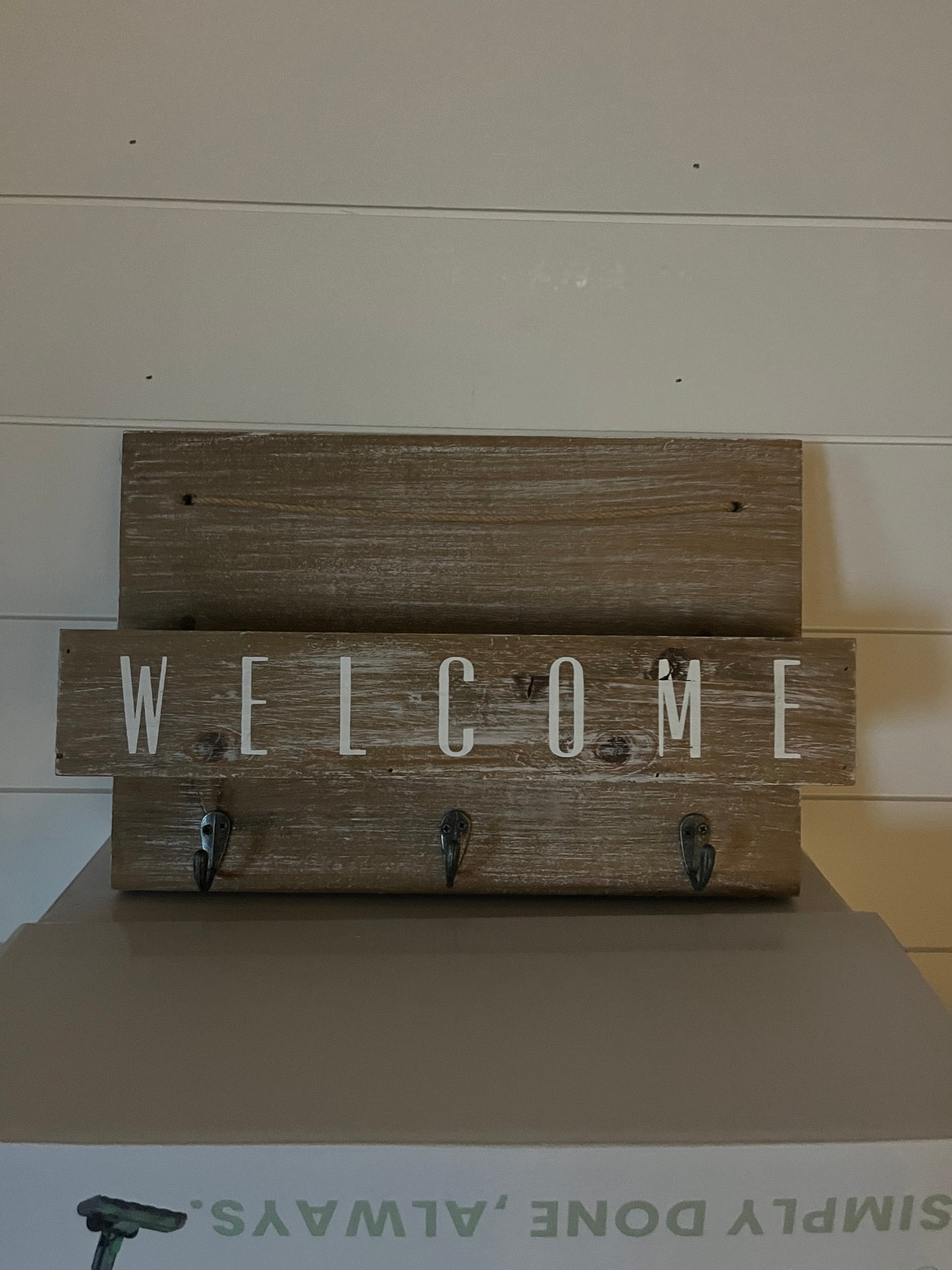 welcome sign