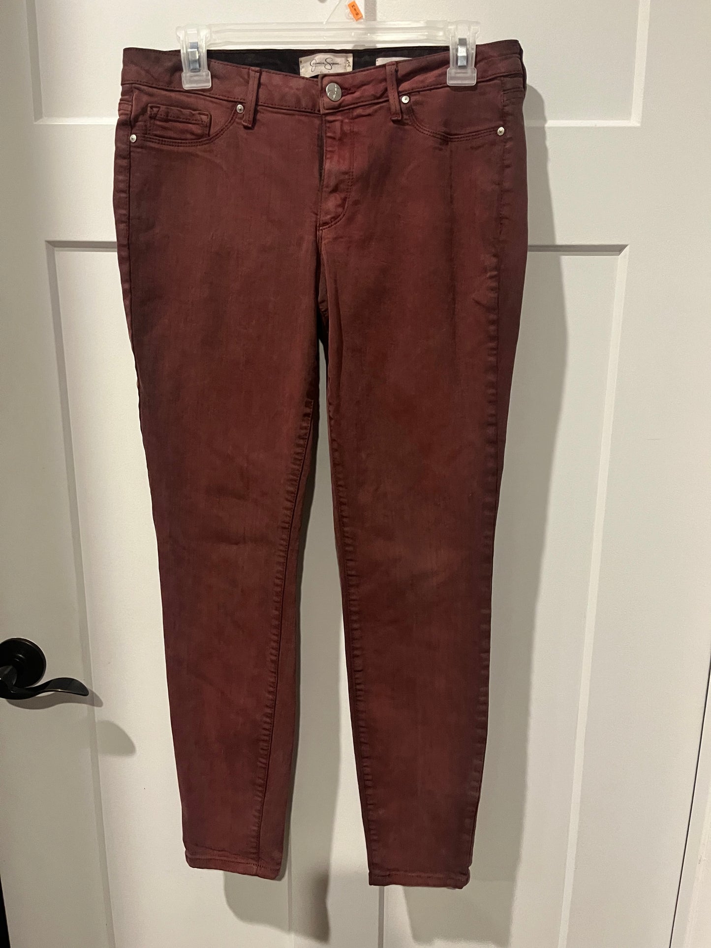 Jessica Simpson burgundy jeans - size 30