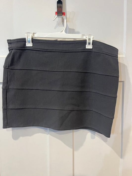 New York and Co grey mini skirt - size 14