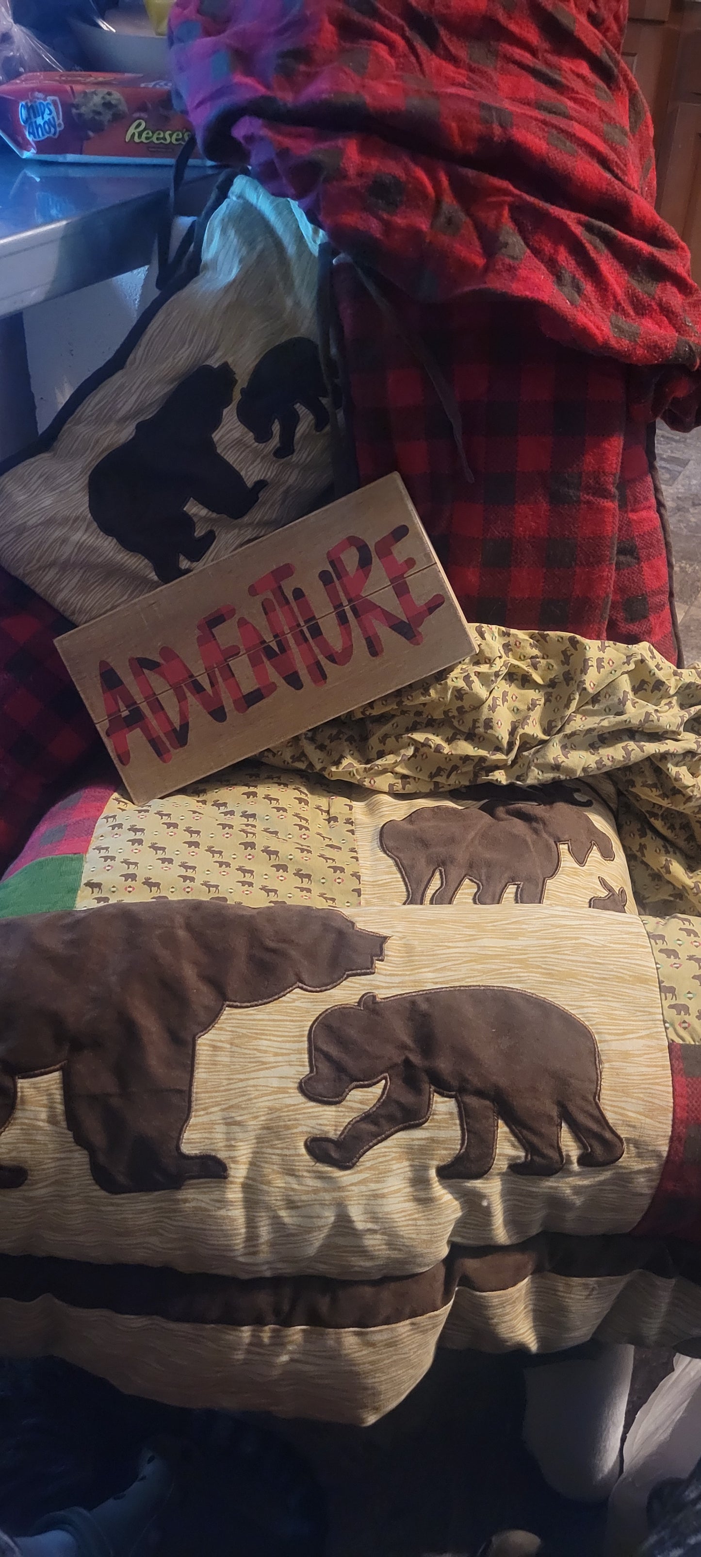 Bear/Moose crib set Picture - size 0